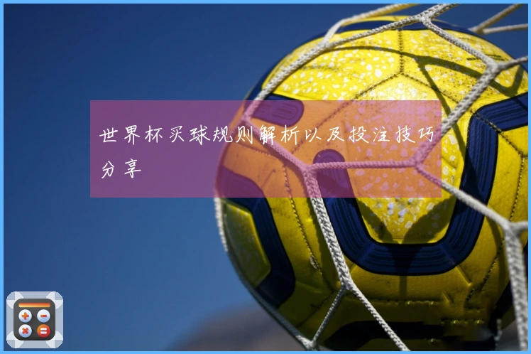 世界杯买球规则解析以及投注技巧分享