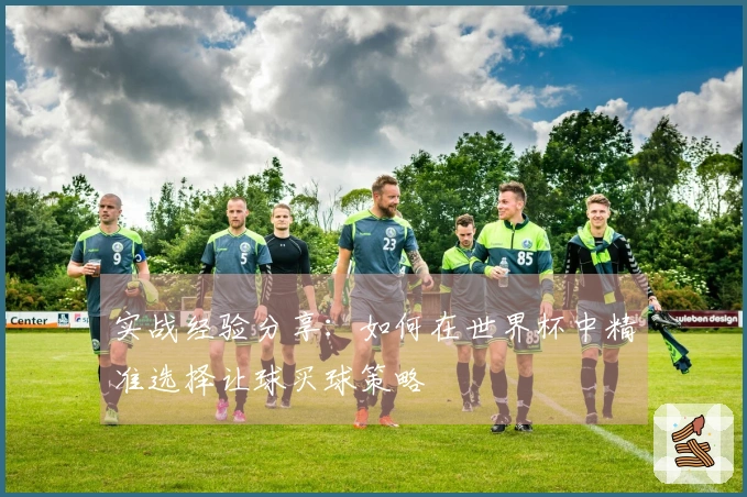 实战经验分享：如何在世界杯中精准选择让球买球策略